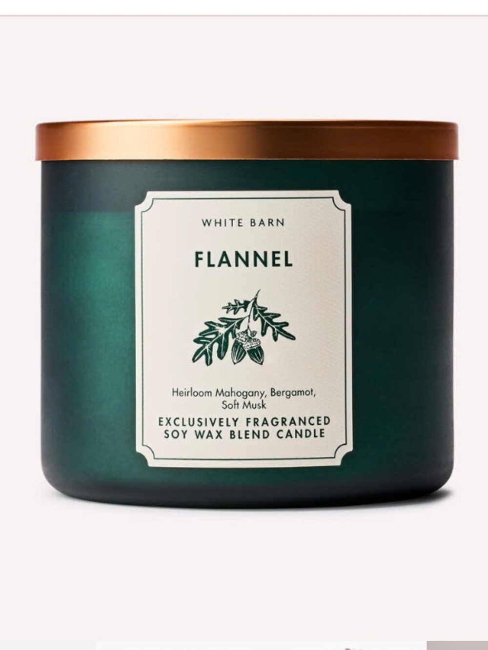 2/$34 “FLANNEL” 3-Wick Candle by Bath & Body Works, 14.5 oz / 411 g, NWT